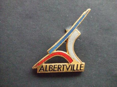 Olympische Spelen Albertville logo drie kleuren